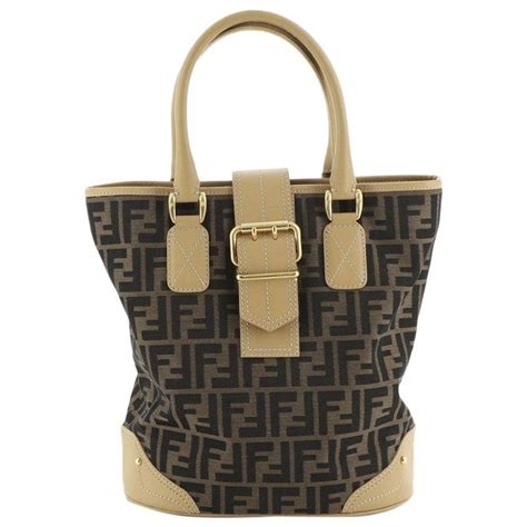 fendi zucca buckle handbag|fendi zucca vintage.